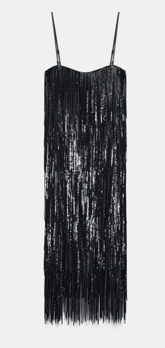 Showtime! Paillettenkleid von Zara. Claudia Bessler Stylist Frankfurt am Main