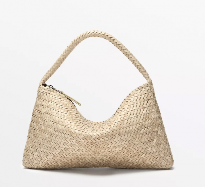 Süße Versuchung! Kleine Schultertasche aus geflochtenem Leder von Massimo Dutti. Claudia Bessler Stylist Frankfurt am Main